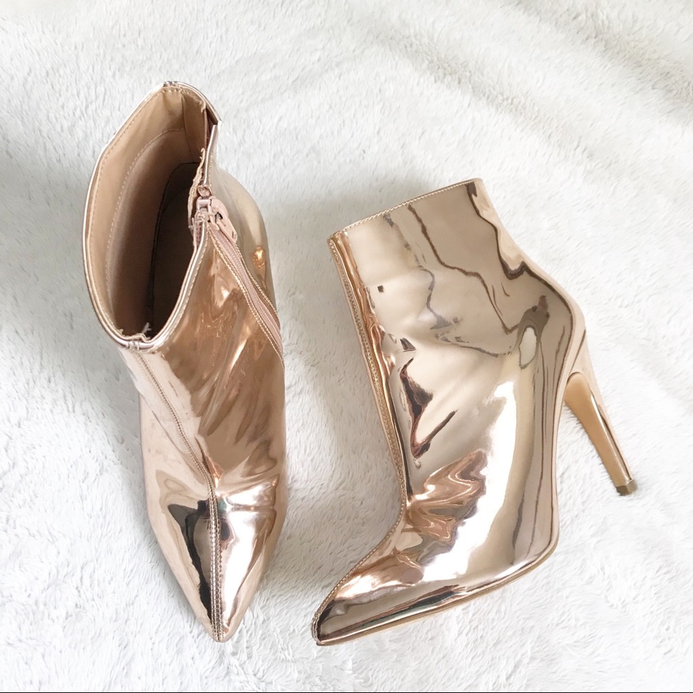 🌹Express Rose Gold Booties - Picture 3 of 8
